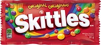 SKITTLES, Original Chewy Candy, Full Size Bag, 61g, 61g Sachet