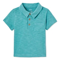 George Baby Boys' Short Sleeve Polo, Sizes 0-24 months