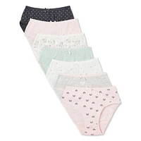 Lot de 7 petites culottes George pour petites filles Tailles 2T/3T-4T