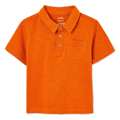 George Toddler Boys' Short Sleeve Polo, Sizes 2T-5T
