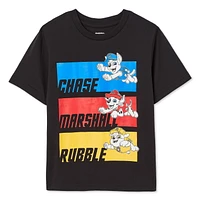 Paw Patrol Boys' Short Sleeve Tee, Sizes XS-M