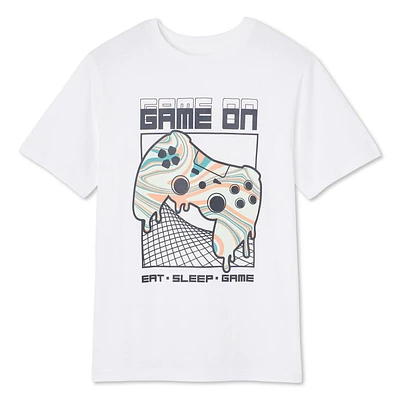 T-shirt à manches courtes George pour garçons Tailles TP–TG