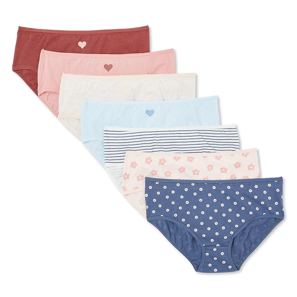 Lot de 7 petites culottes à taille basse George pour filles