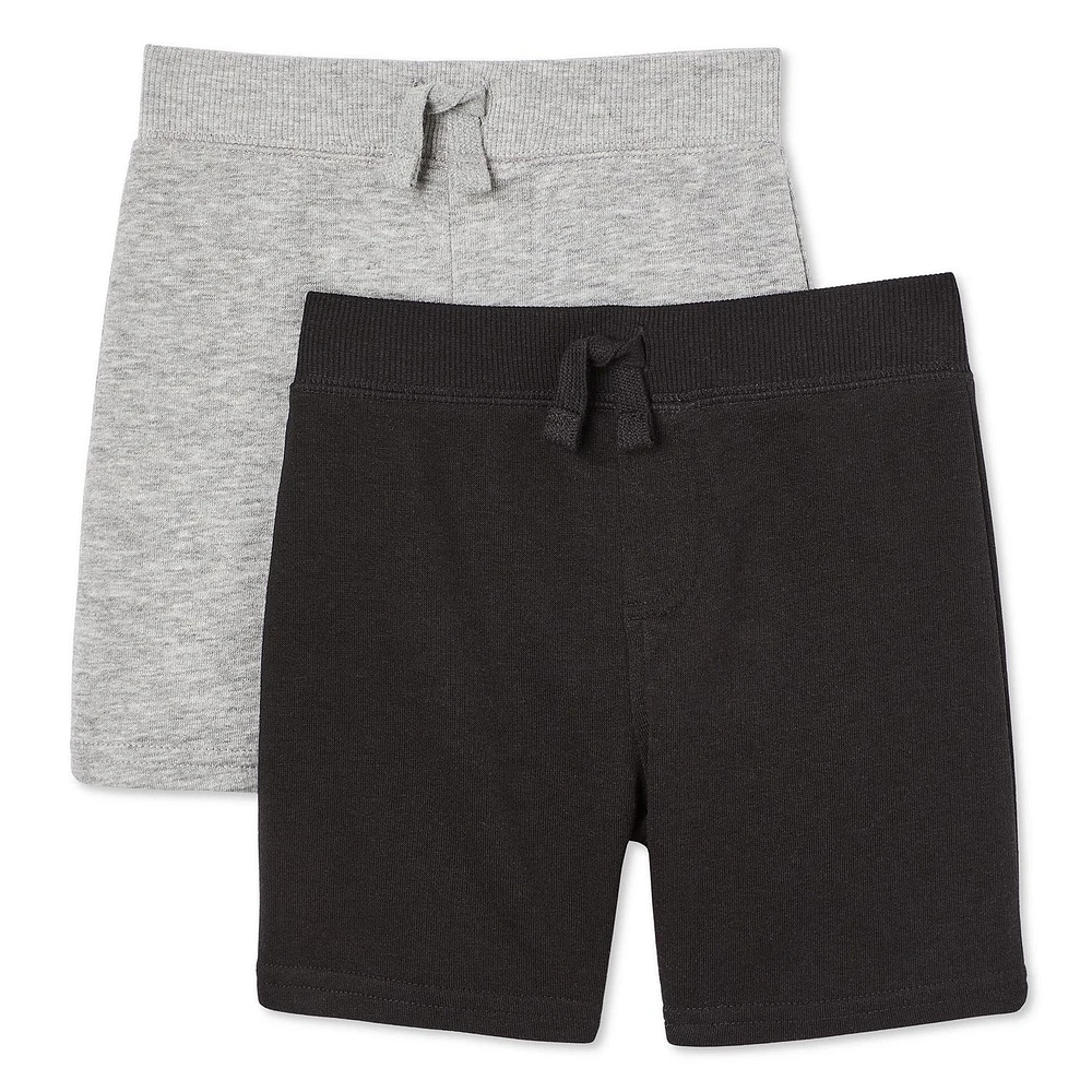 Lot de 2 shorts en tissu éponge bouclé George pour petits garçons Tailles 2T-5T