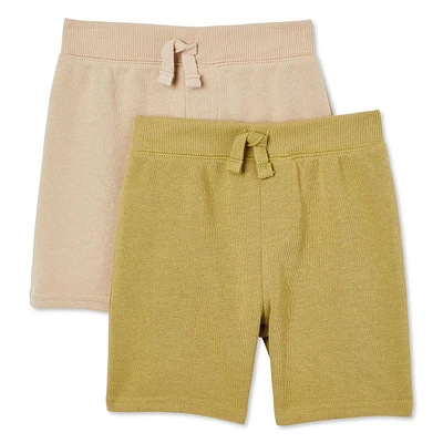 Lot de 2 shorts en tissu éponge bouclé George pour petits garçons Tailles 2T-5T