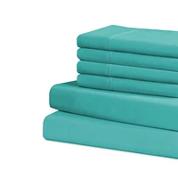 Grey Label 1800 Series Microfiber Sheet Set with Bonus Pillowcases