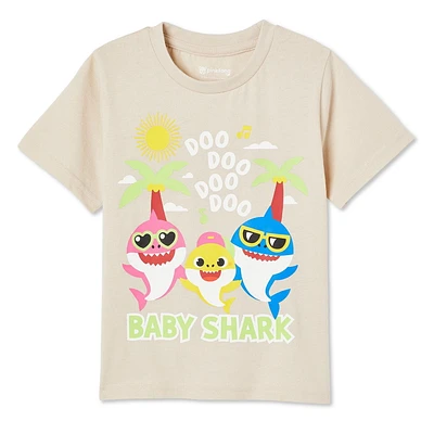T-shirt Baby Shark Pinkfong pour petits garçons