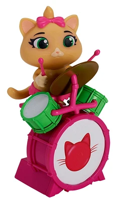 44 Cats - The Buffycats - 3" Pilou Figure with Drum Set