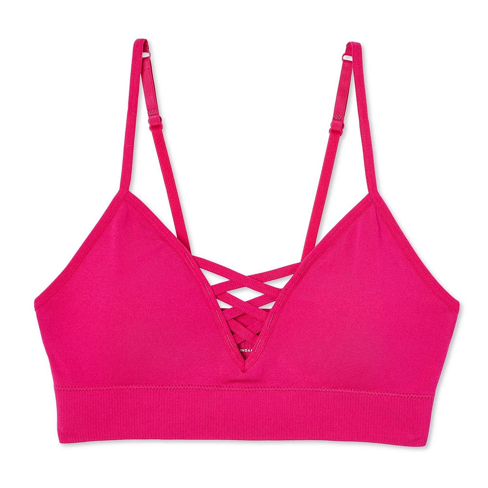 No Boundaries Women's Strappy Cami Bra