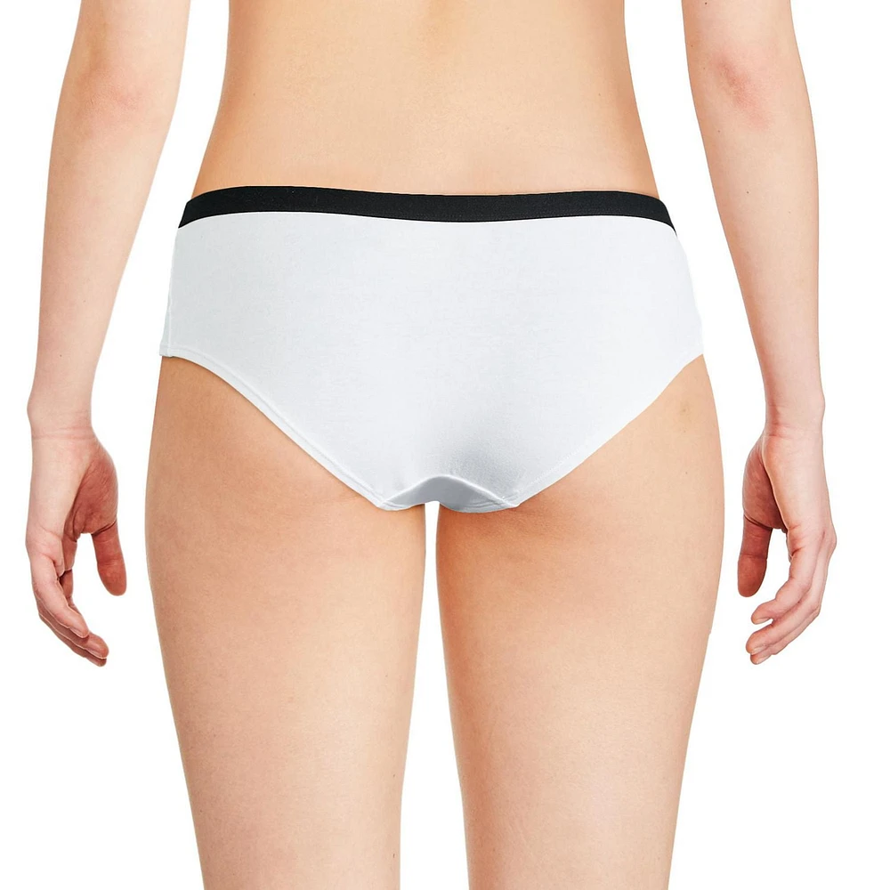 Lot de 2 culottes en coton extensible No Boundaries pour femmes Tailles P-TTG