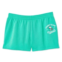 Peanuts Women's Snoopy Fleece Short, Sizes XS-XL