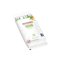 Lingettes pour bébés Huggies Natural Care pour peau sensible, NON PARFUMÉES, 1 emballage souple, total de 16 lingettes Huggies Natural Care Sensible 16 lingettes