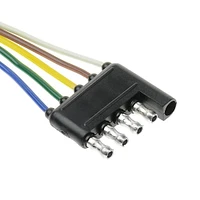 Blue Dog Marine 5-Way 24" Trailer Wire Harness, Trailer Light Wiring Harness Extension Kit 5 Wires