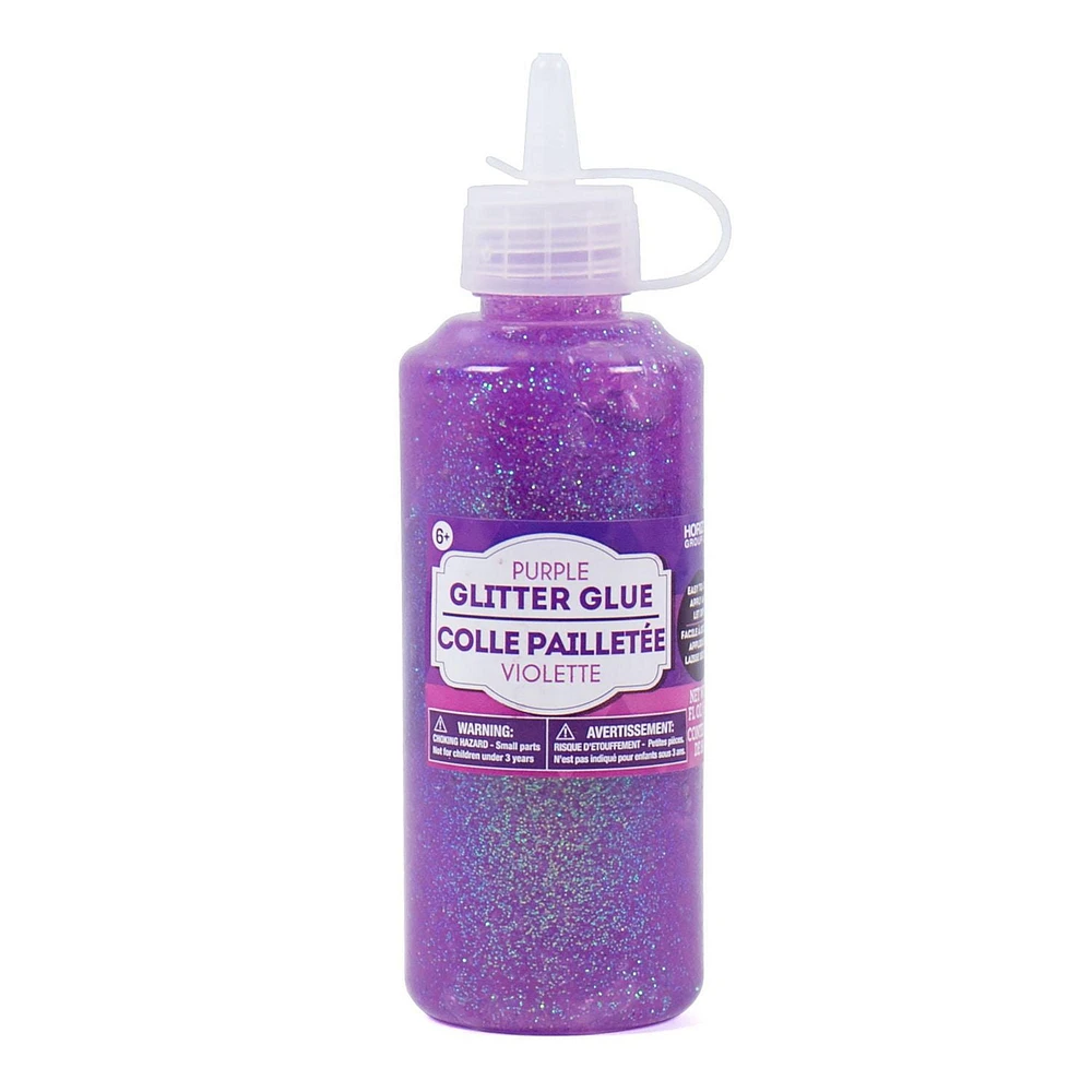 Purple Glitter Glue, 2.98 oz.