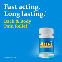 ALEVE Mal de dos et douleur corporelle, Naproxène Sodique à 220 mg 60 Gélules Liquides