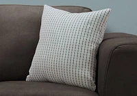 Monarch Specialties Pillows, 18 X 18 Square, Insert Included, Decorative Throw, Accent, Sofa, Couch, Bedroom, Polyester, Hypoallergenic, Blue, Grey, Modern