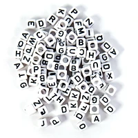 Alphabet Beads, 200 ct., Alphabet Beads,  6mm - 200 ct.