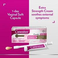 Canesten® Combi Capsule souple 1 jour contre les infections à levures et crème externe extra forte 1 traitement