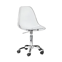 Heavenly Collection Clear Acrylic Office Chair