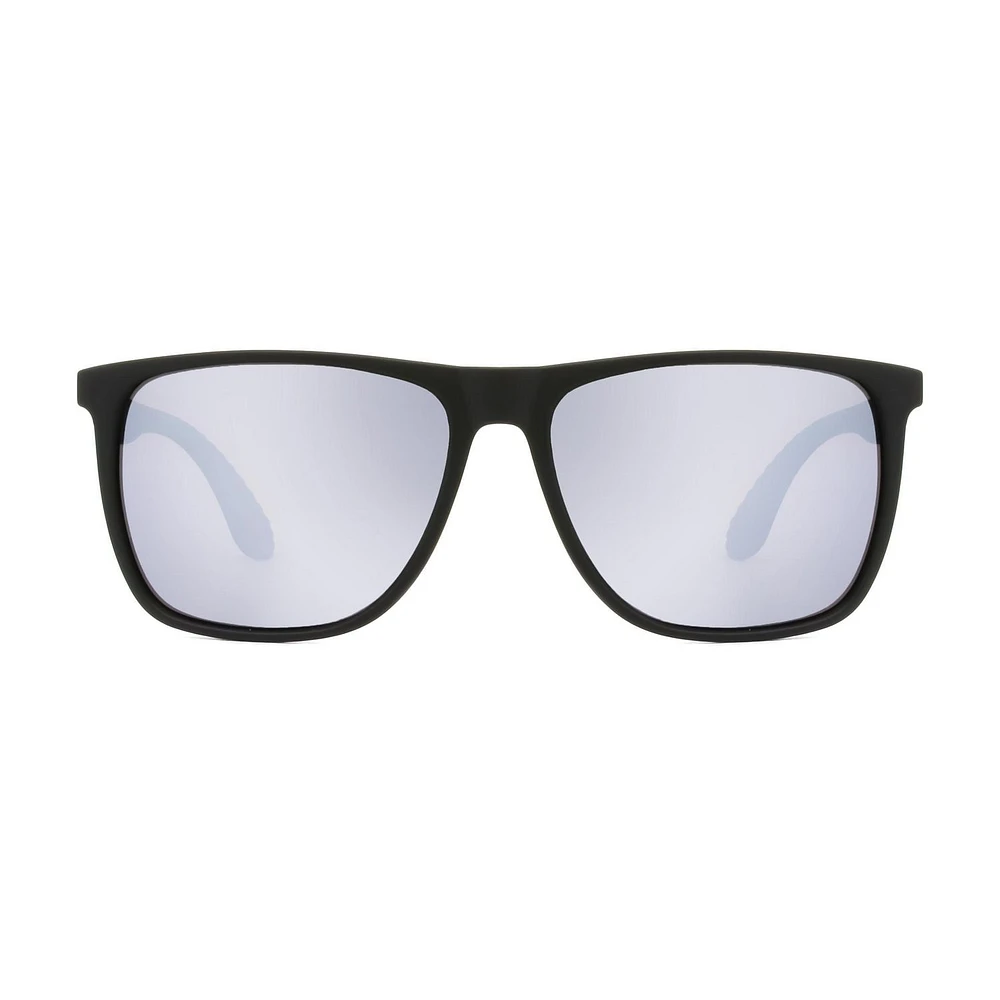 Lunettes de soleil polarisées noires carrées Athletic Works