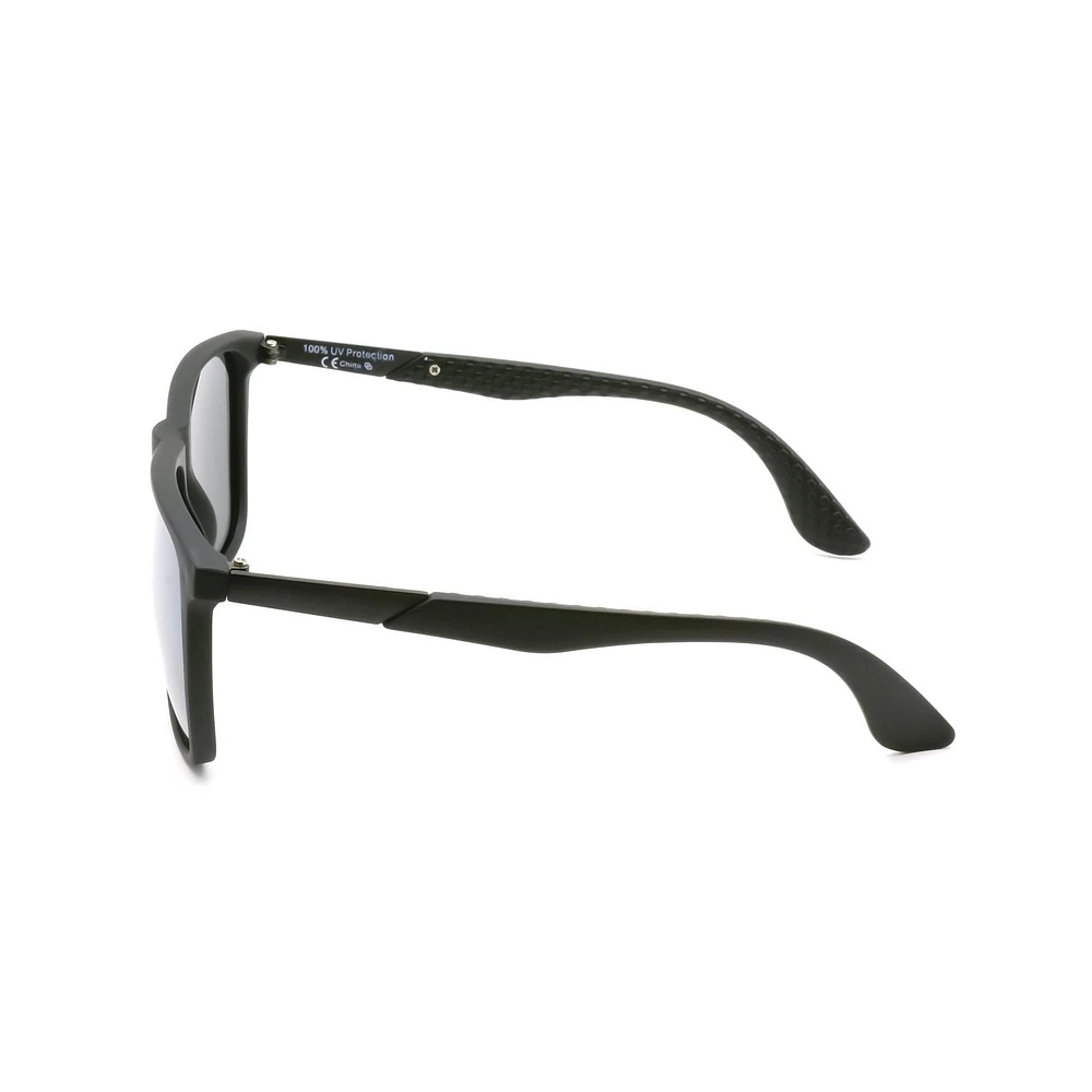 Lunettes de soleil polarisées noires carrées Athletic Works