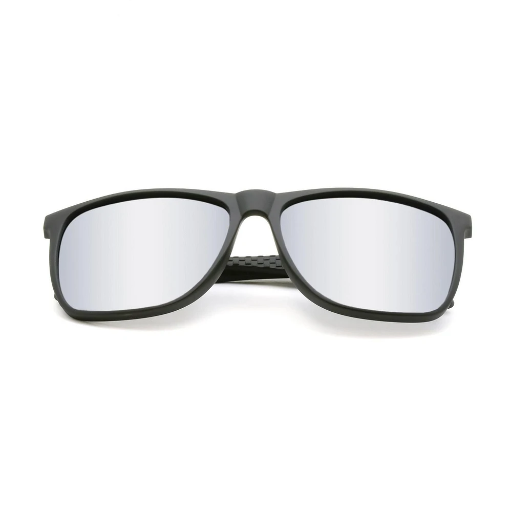 Lunettes de soleil polarisées noires carrées Athletic Works