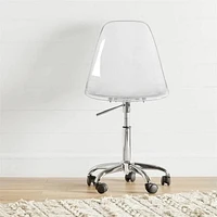 Heavenly Collection Clear Acrylic Office Chair