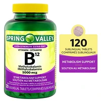 Spring Valley Vitamin B12  Methylcobalamin 5000mcg