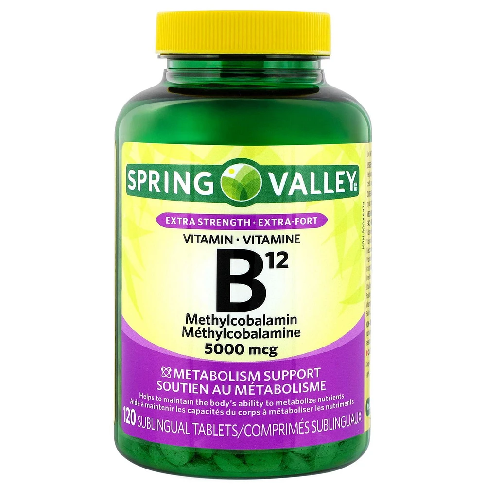 Spring Valley Vitamin B12  Methylcobalamin 5000mcg