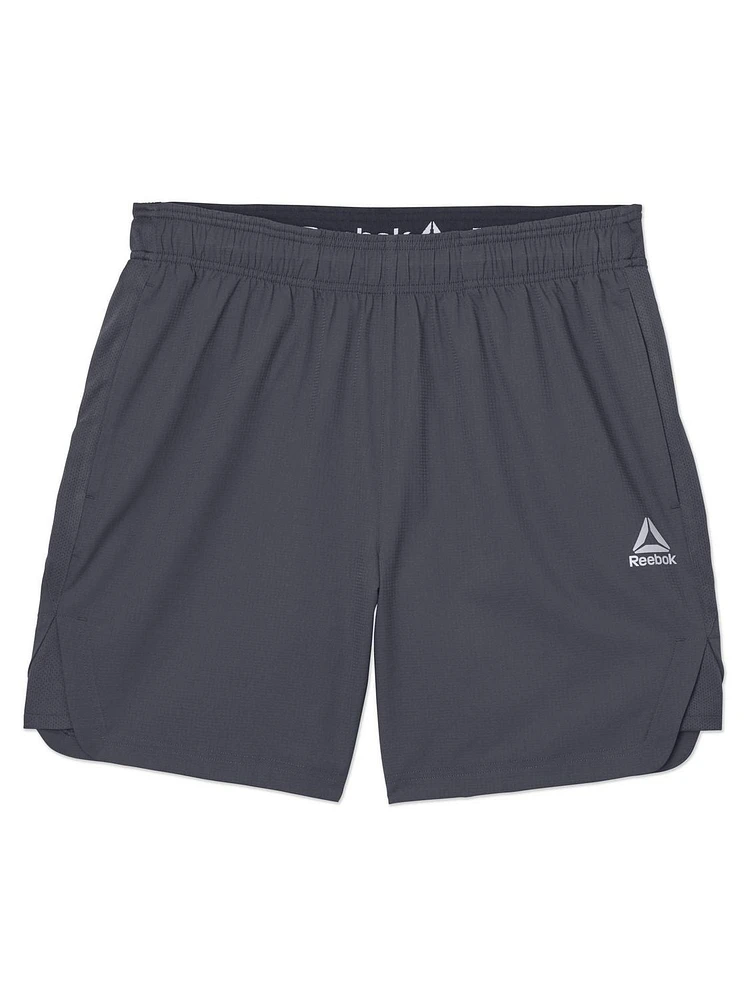 Short d'entraînement Reebok Pace Breaker pour homme, entrejambe de 7" Tailles S-2XL