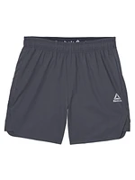 Short d'entraînement Reebok Pace Breaker pour homme, entrejambe de 7" Tailles S-2XL
