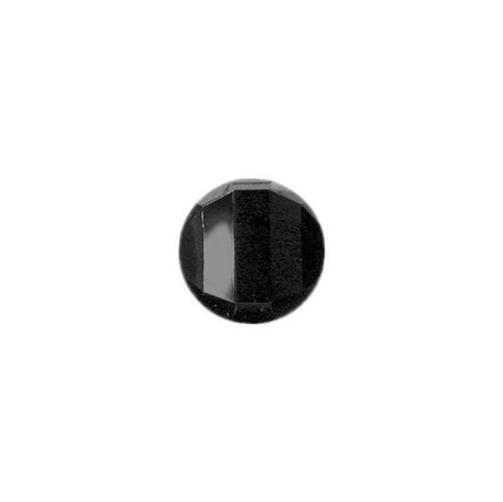 LaVogue La Vogue 30mm Shank button- Black, La Vogue 30mm shank button - black