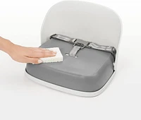 OXO Tot - Perch Booster Seat with Straps - 3-point Harness for Safe Mealtime - Foldable - Gray