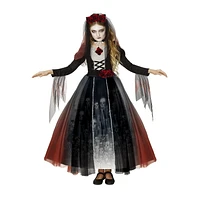 HALLOWEEN GIRLS ZOMBIE BRIDE COSTUME