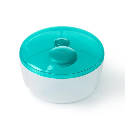 OXO Tot - Formula Dispenser - For Feedings On-the-Go - Portable Travel Milk Powder Formula Container - Baby Feeding Accessories - Teal