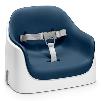 OXO Tot - Nest Booster Seat - 3-Point Harness - Comfy and Safe Boost for Tots 9 Months and Up - Navy