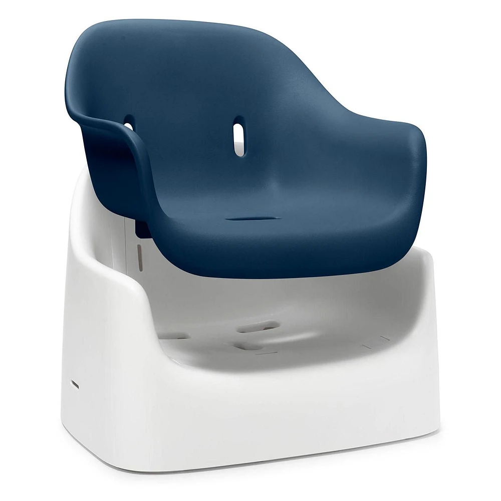 OXO Tot - Nest Booster Seat - 3-Point Harness - Comfy and Safe Boost for Tots 9 Months and Up - Navy