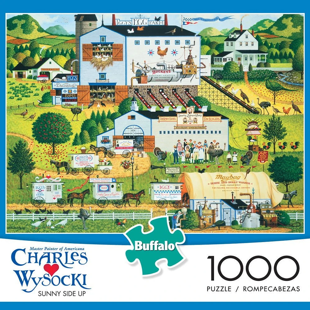 Buffalo Games - Charles Wysocki - Sunny Side Up - 1000 Piece Jigsaw Puzzle