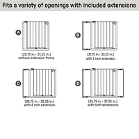 Barrière The Doorway 36S Series avec Quad Cam-Lock de Summer by Ingenuity