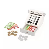 Janod - Farm Market Merchant - Wooden Selling Station - 58 Accessories - Development Toy - Early-Learning - Discovery For Children and Toddlers - From 3 Years + - Multilingual