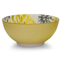 Botanical Yellow 4 Piece Bowl Set