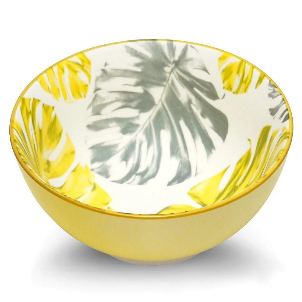 Botanical Yellow 4 Piece Bowl Set