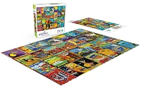 Buffalo Games Going Places Colorful Destinations 750 Piece Jigsaw Puzzle