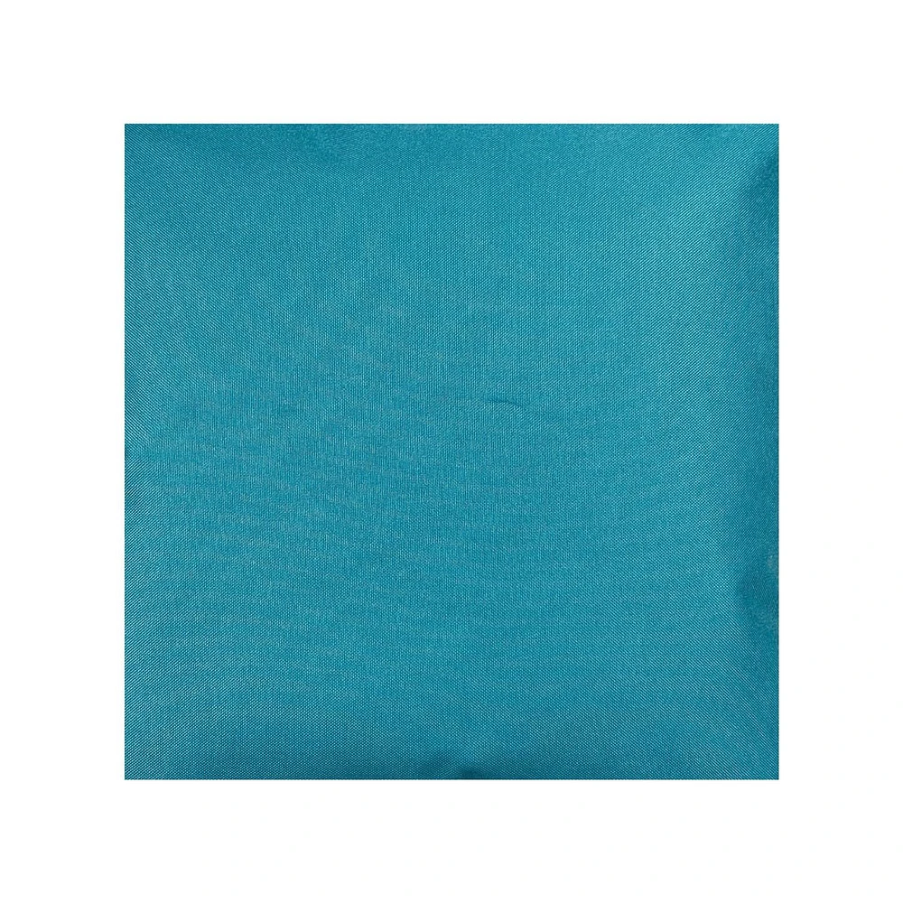 Boston Outdoor Cabana Stripe Tufted Chair Pad Teal 16 X 16 - Set of 2