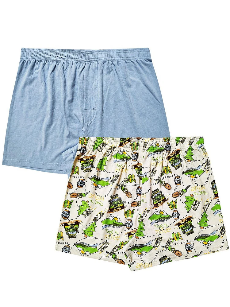 Fox&Badger Knit Sleep 2 Pack Short - Adults