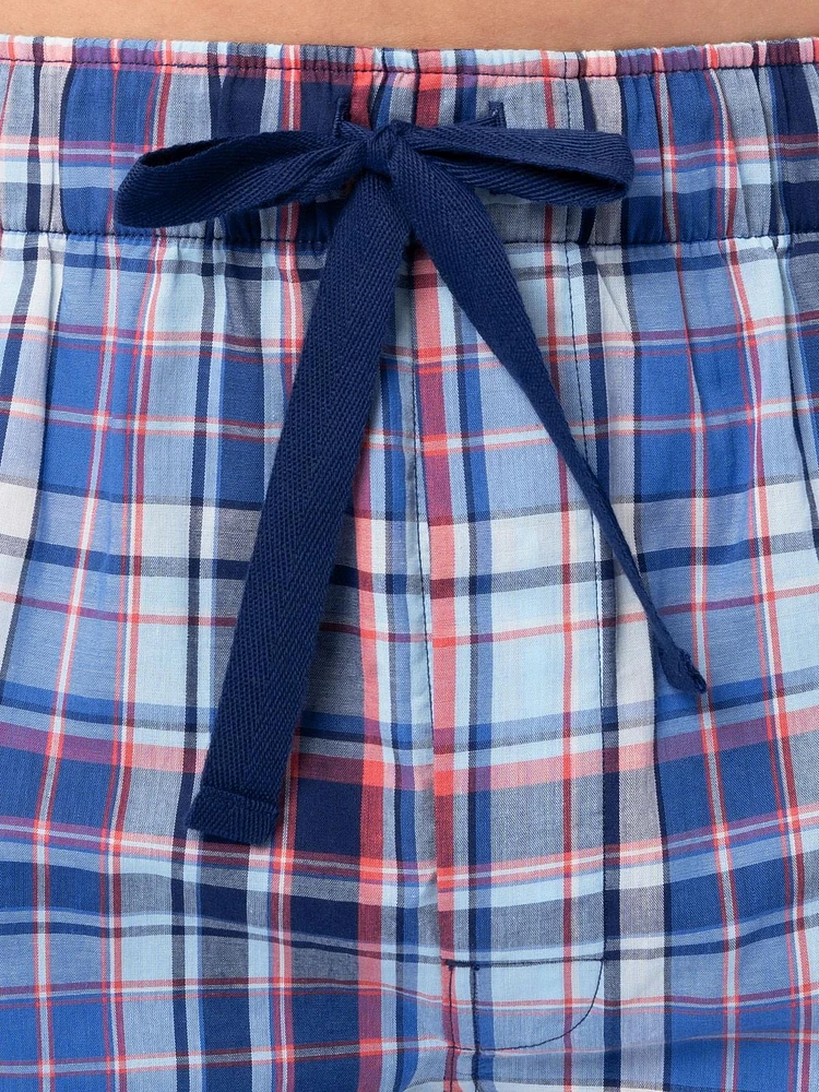 Short de nuit léger et décontracté pour hommes de IZOD, bleu