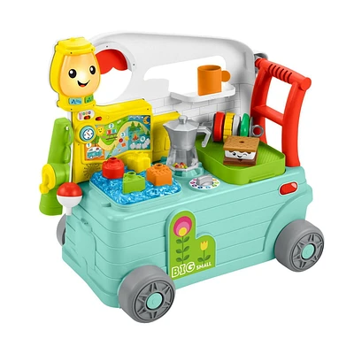 ​​Fisher-Price Laugh & Learn 3-in-1 On-the-Go Camper - English & French Edition