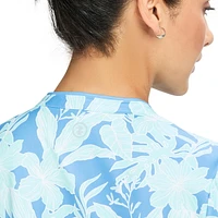 SARA PRINTED SHORT SLEEVE DRESS