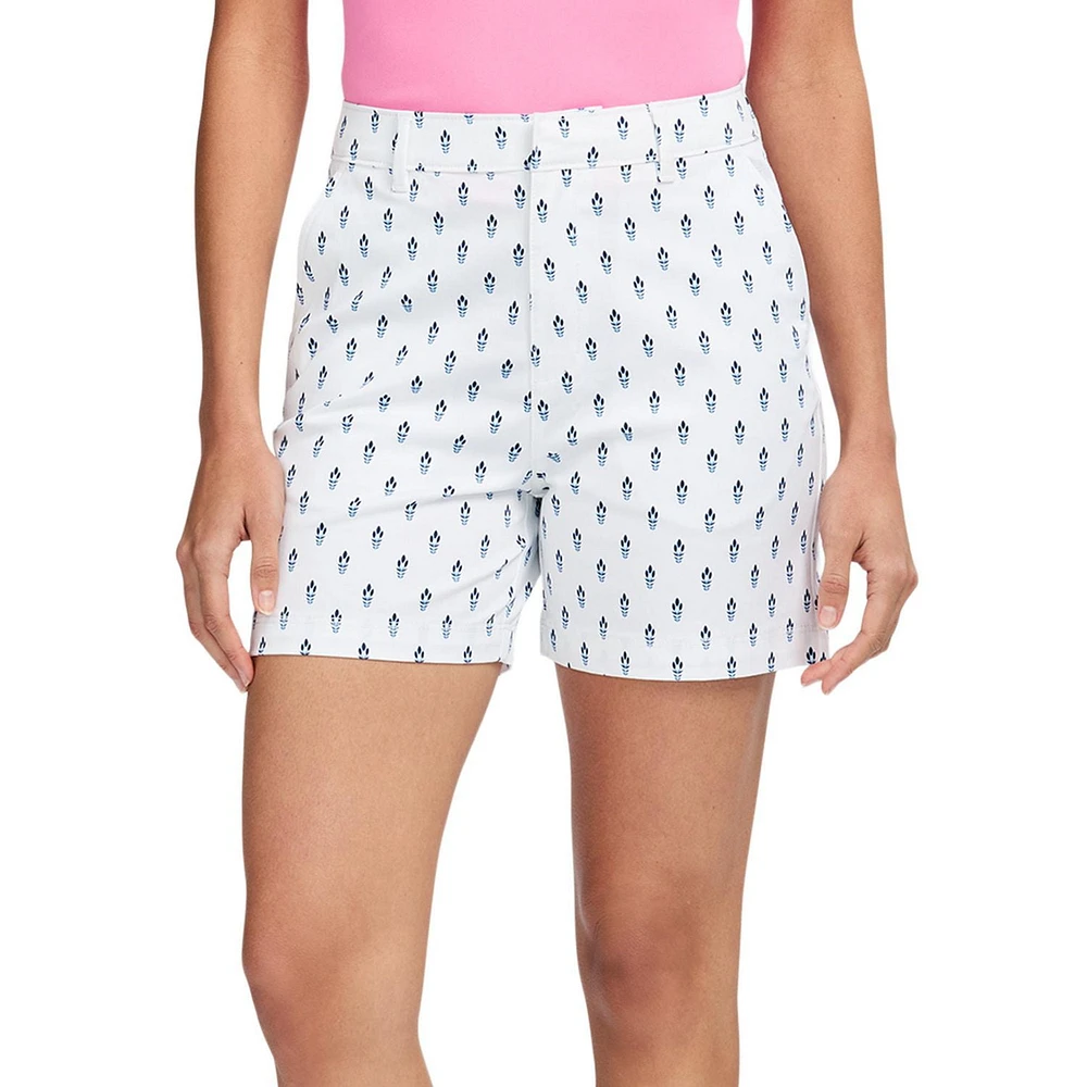 SHORT EN SERGÉ IMPRIMÉ KRYSTINA