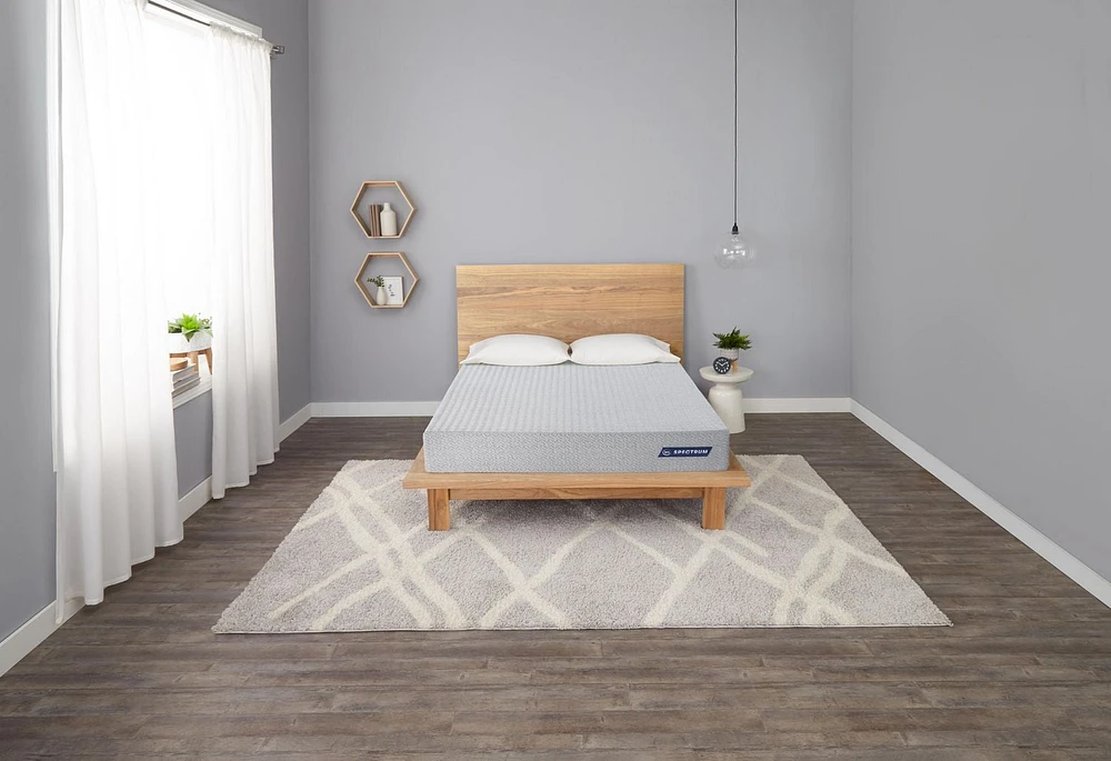 Serta Spectrum 8 Inch Medium Gel Memory Foam Mattress Twin